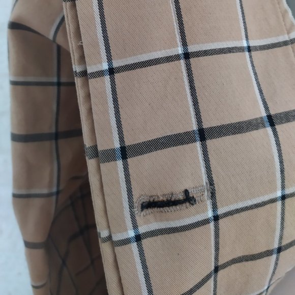 PLAID TRENCHCOAT - Picture 9 of 10